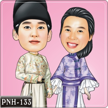 唐朝服飾Q版雙人漫畫 PNH-133